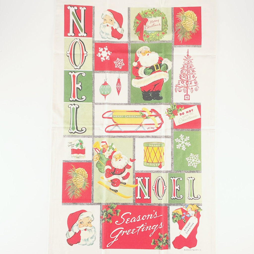 Cavallini & Co - Noel Vintage Tea Towel