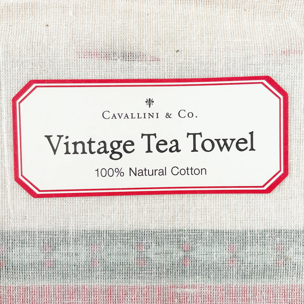 Cavallini & Co - Merry Christmas Vintage Tea Towel