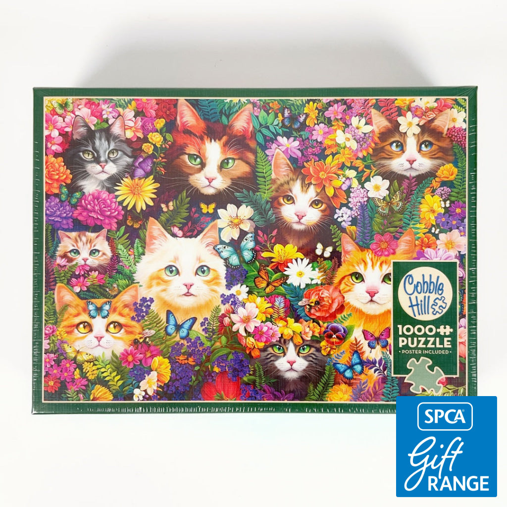 Cobble Hill - Blooming Whiskers 1000 Piece Family Puzzle