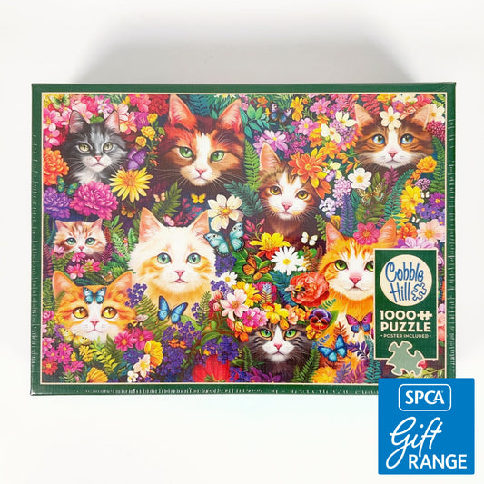 Cobble Hill - Blooming Whiskers 1000 Piece Family Puzzle