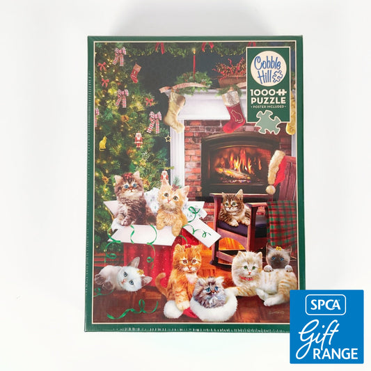 Cobble Hill - Christmas Kittens 1000 Piece Family Puzzle