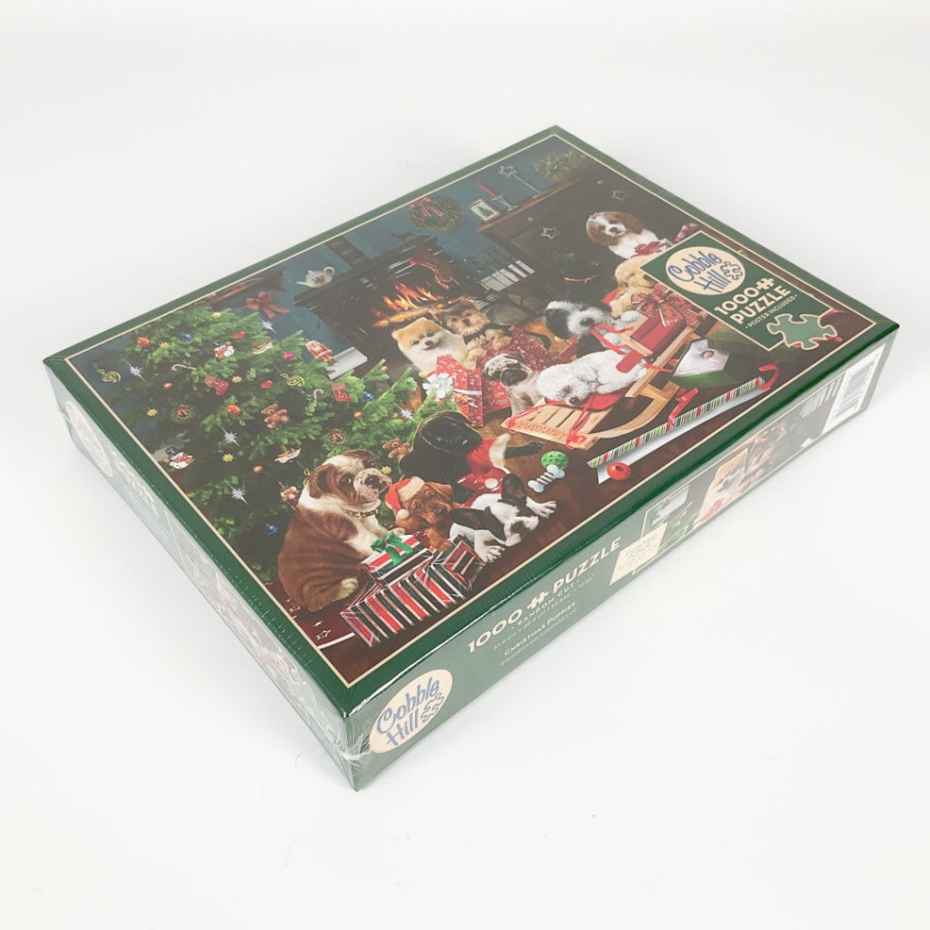 Cobble Hill - Christmas Puppies 1000 Piece Family Puzzle