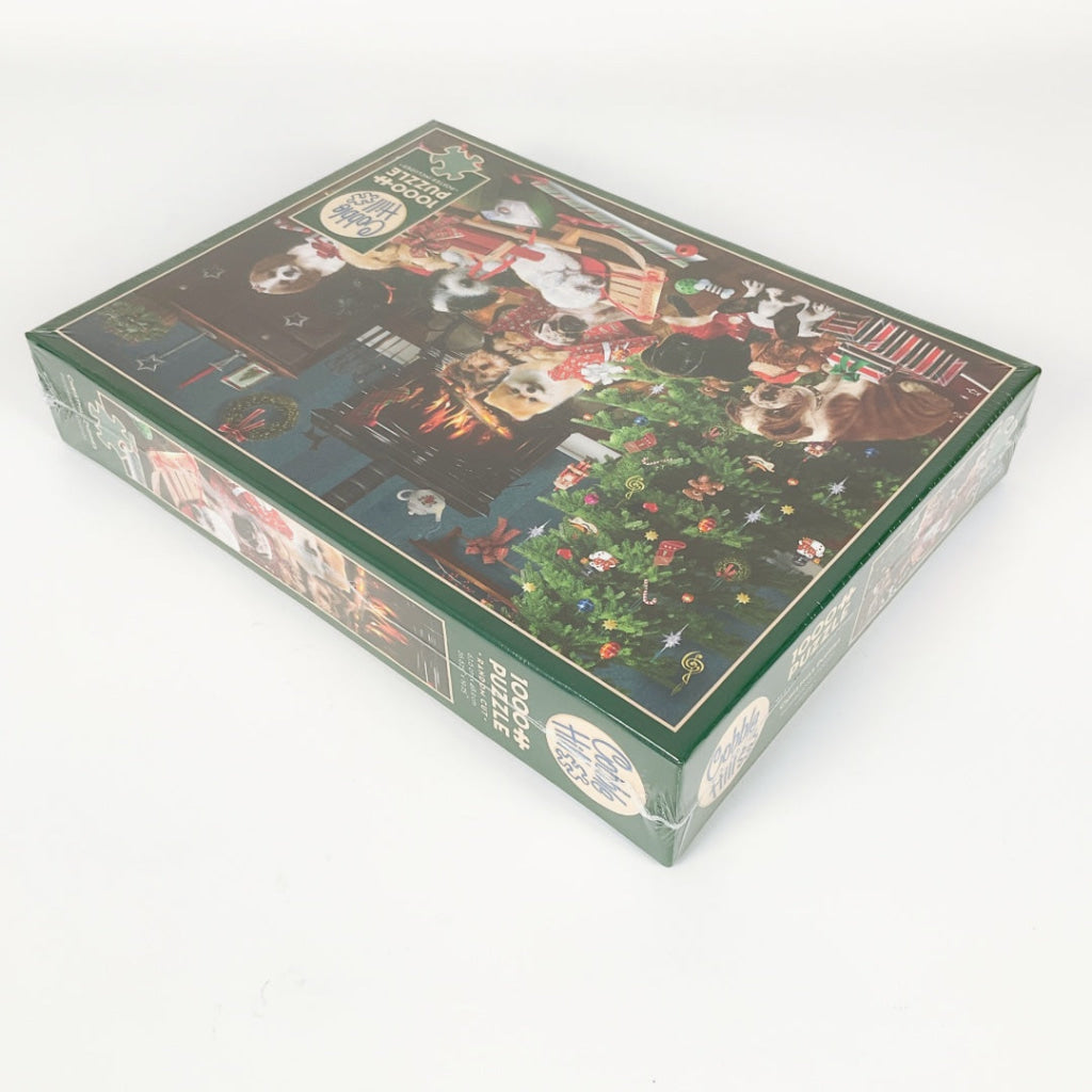 Cobble Hill - Christmas Puppies 1000 Piece Family Puzzle