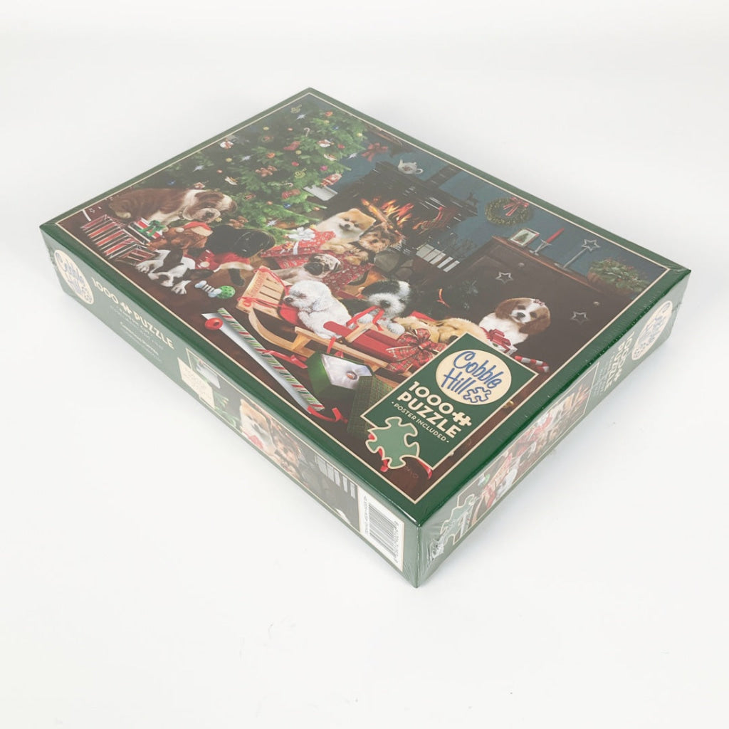 Cobble Hill - Christmas Puppies 1000 Piece Family Puzzle