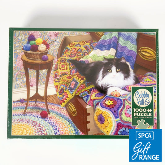 Cobble Hill - Comfy Cat 1000 Piece Family Puzzle