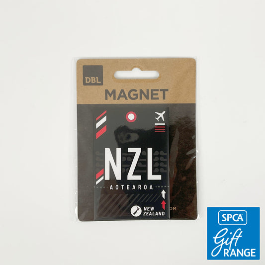 Dbl - Airport Code Nzl Fridge Magnet