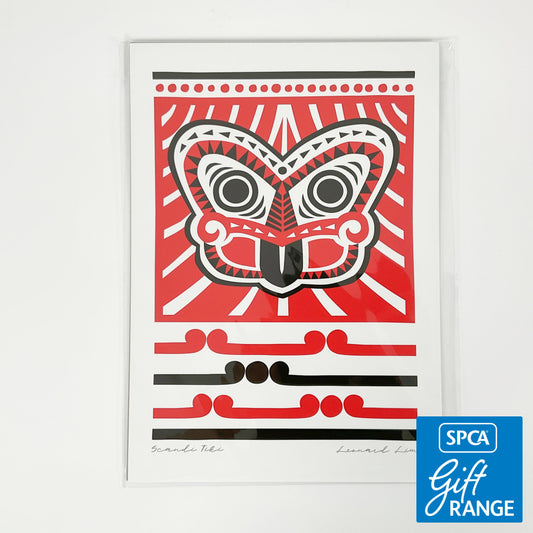 Dbl - Scandi Tiki A4 Print