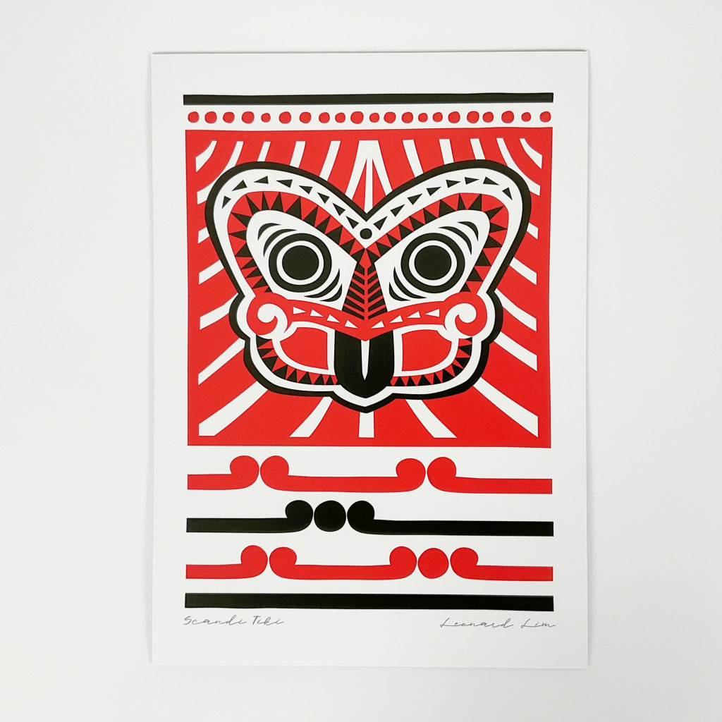 Dbl - Scandi Tiki A4 Print