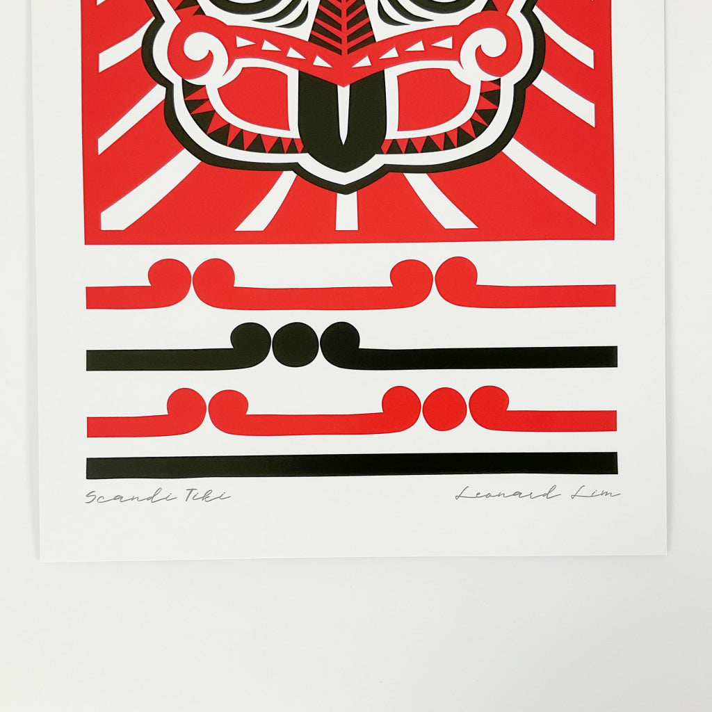 Dbl - Scandi Tiki A4 Print