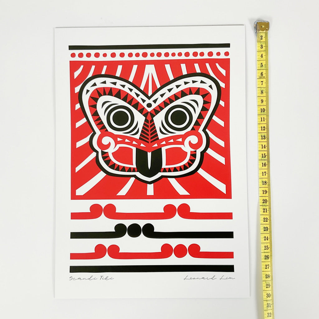 Dbl - Scandi Tiki A4 Print