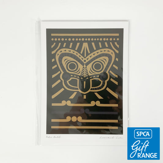 Dbl - Tiki Gold A4 Print