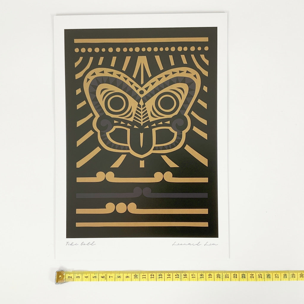 Dbl - Tiki Gold A4 Print