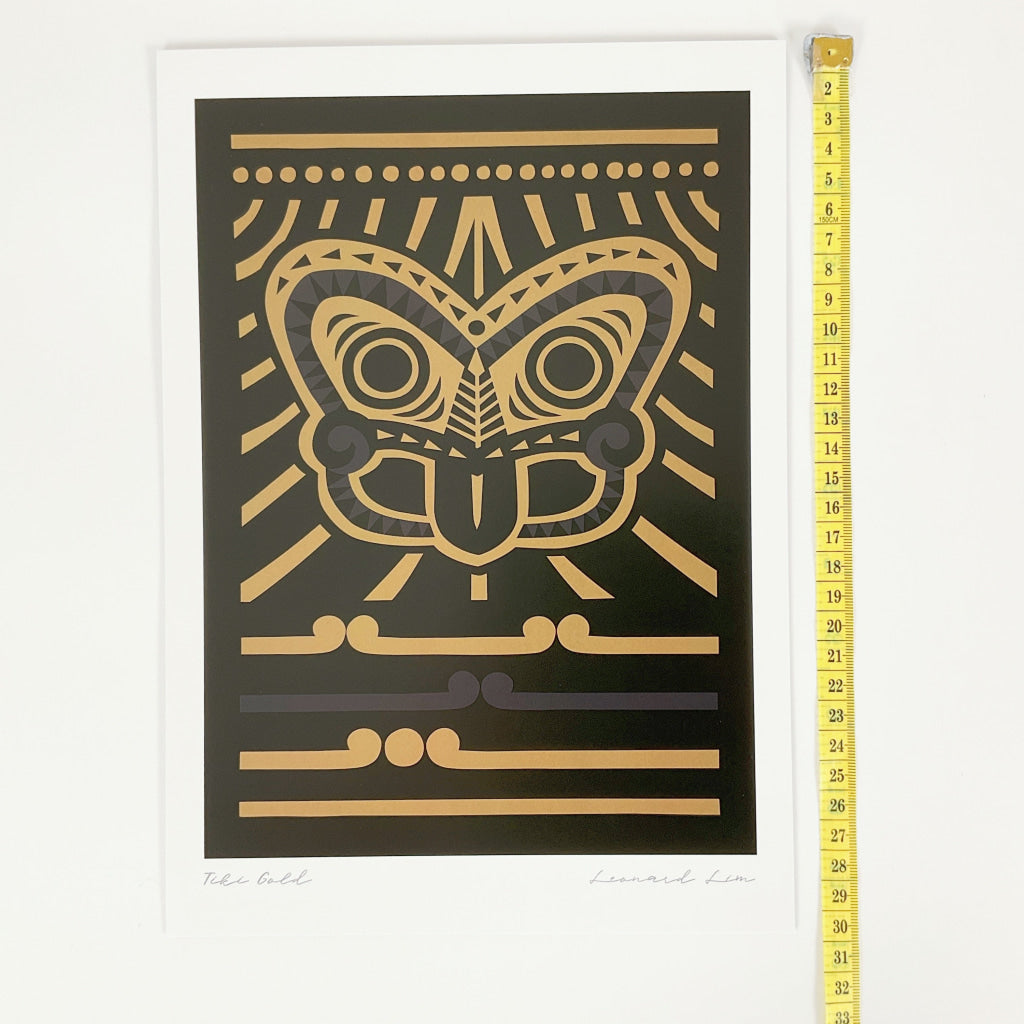 Dbl - Tiki Gold A4 Print