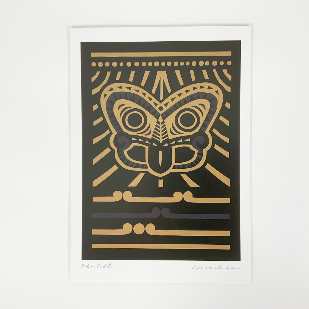 Dbl - Tiki Gold A4 Print