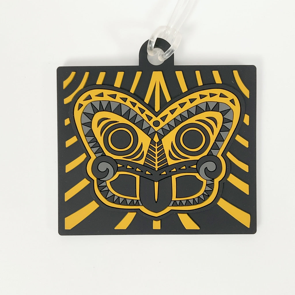 Dbl - Tiki Gold Luggage Tag