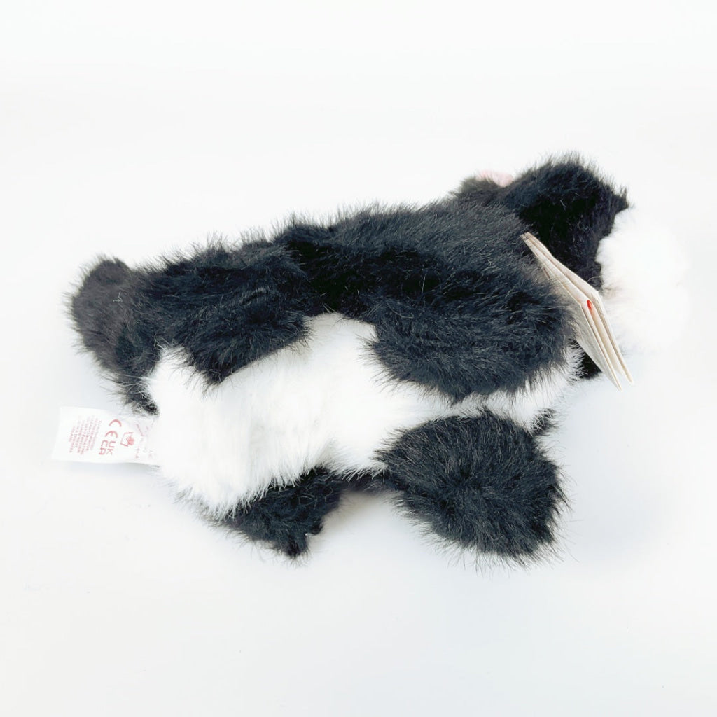 Keeleco - 18cm Pouncing Kitty Love - Black-and-White