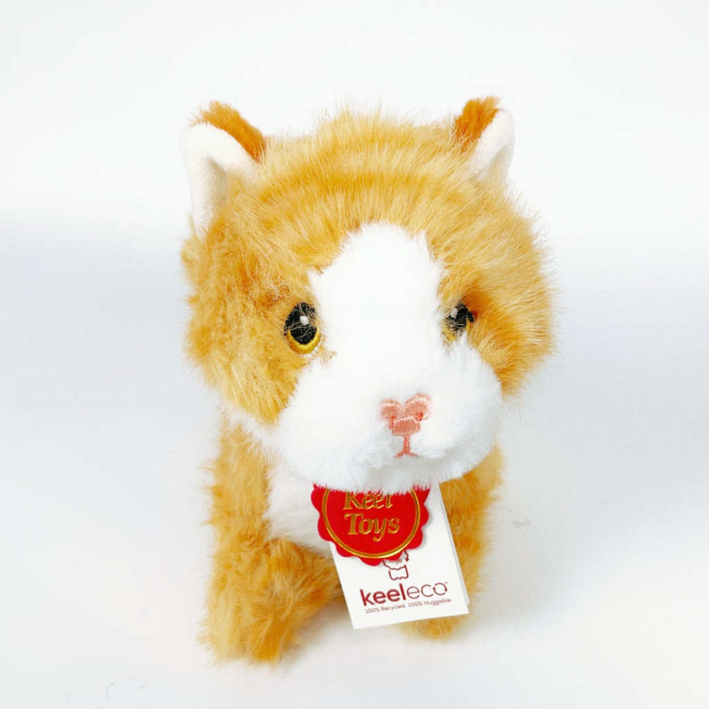 Keeleco - 18cm Pouncing Kitty Love - Ginger