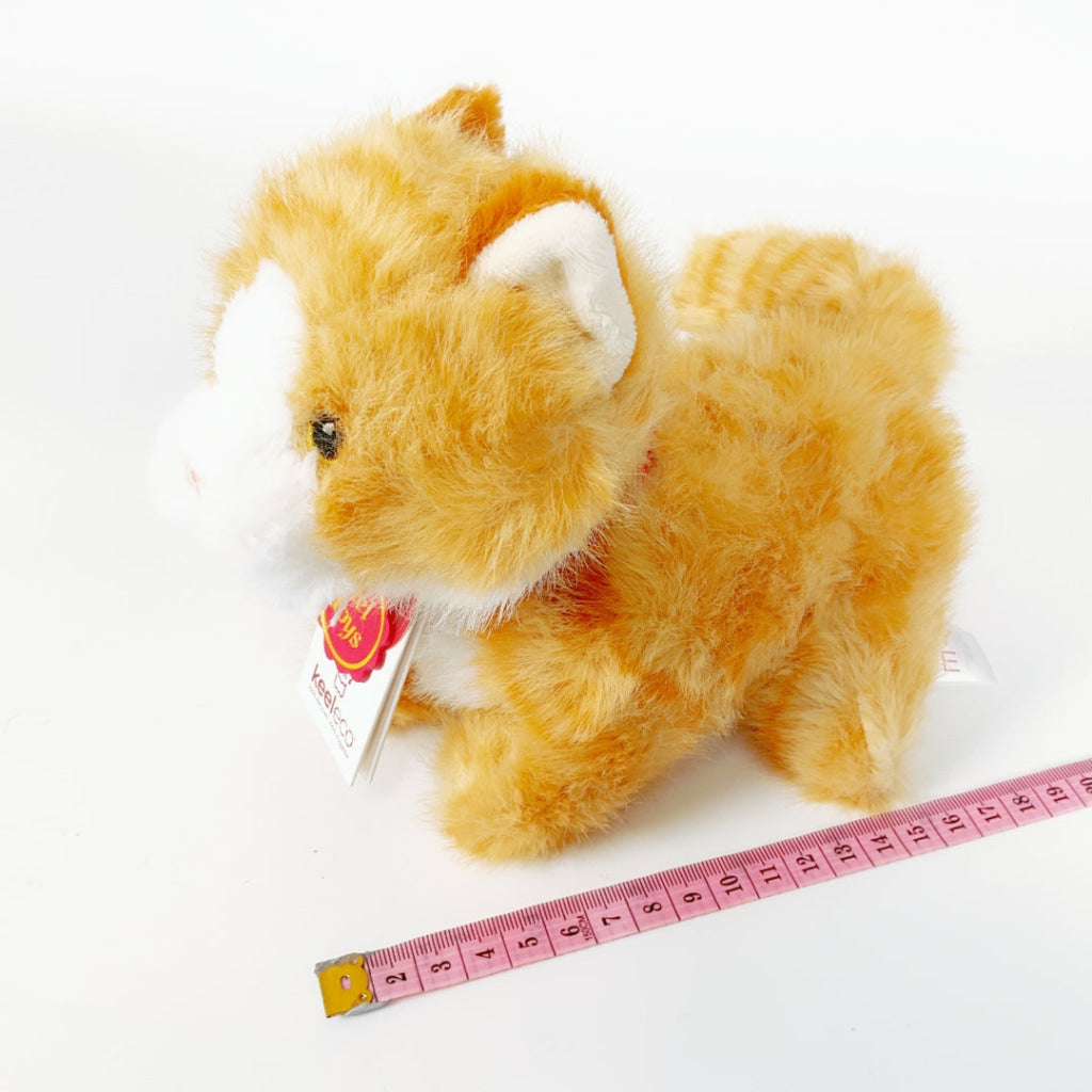 Keeleco - 18cm Pouncing Kitty Love - Ginger
