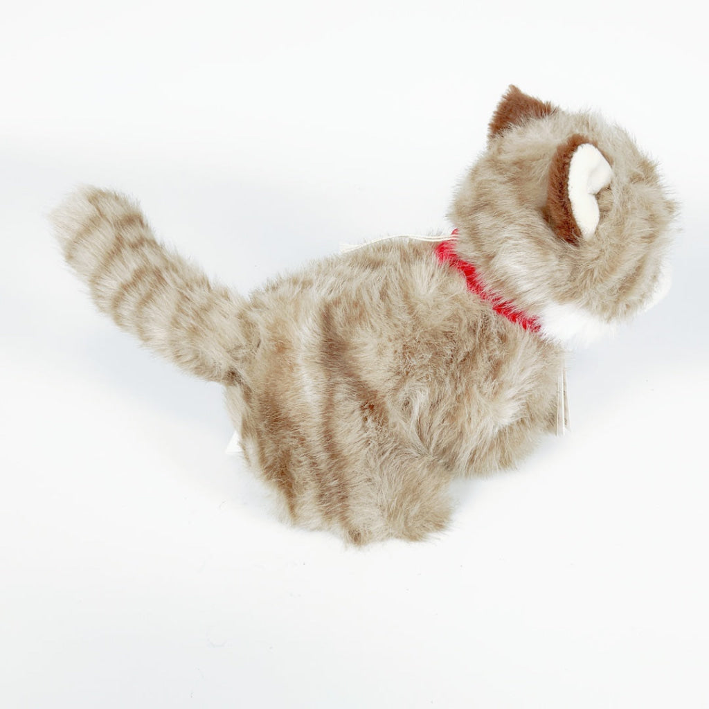 Keeleco - 18cm Pouncing Kitty Love - Grey