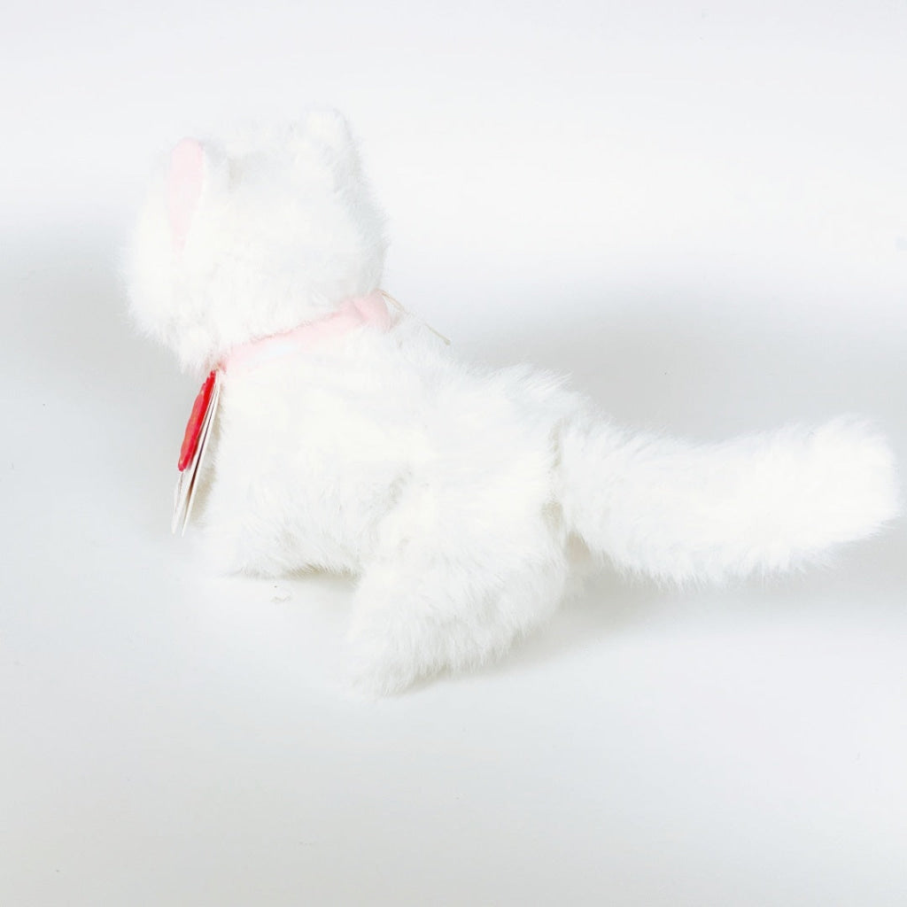 Keeleco - 18cm Pouncing Kitty Love - White