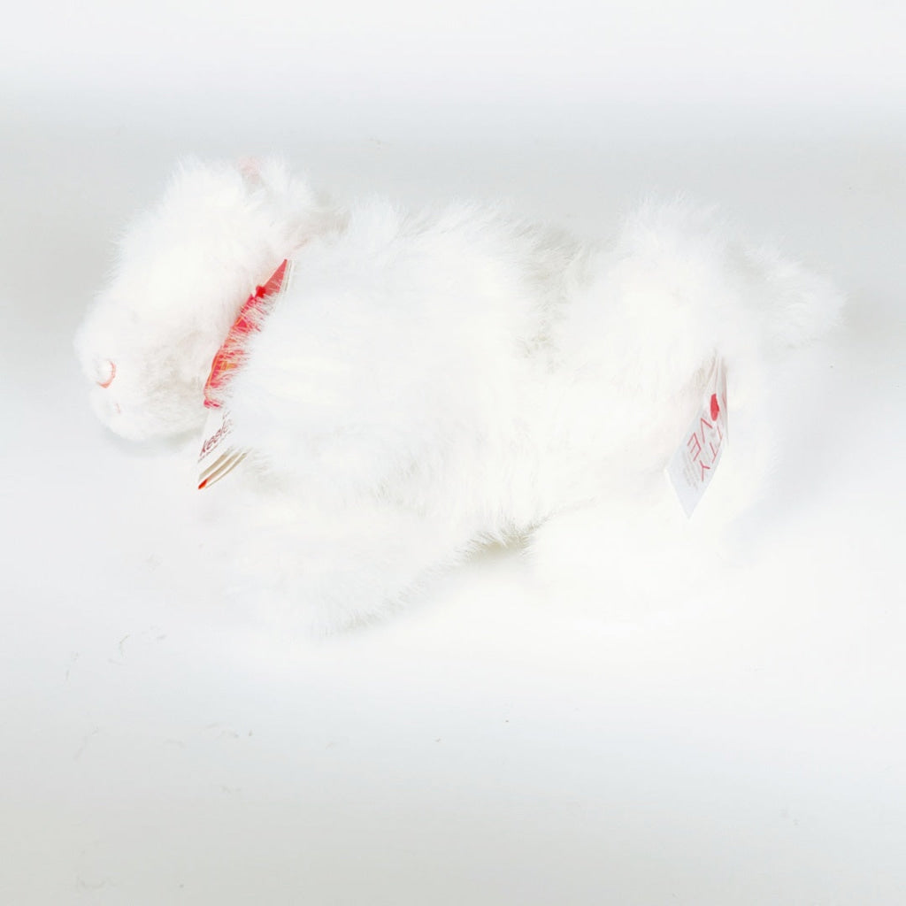 Keeleco - 18cm Pouncing Kitty Love - White