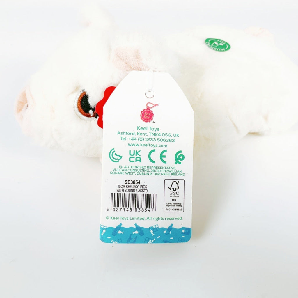 Keeleco - Pigs with Sound - White pig