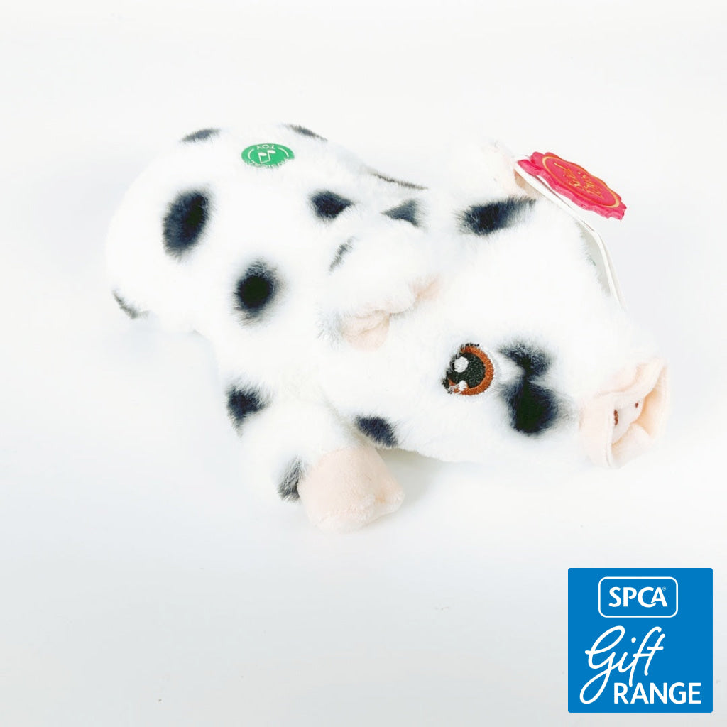 Keeleco - Pigs with Sound - White pig with black spots