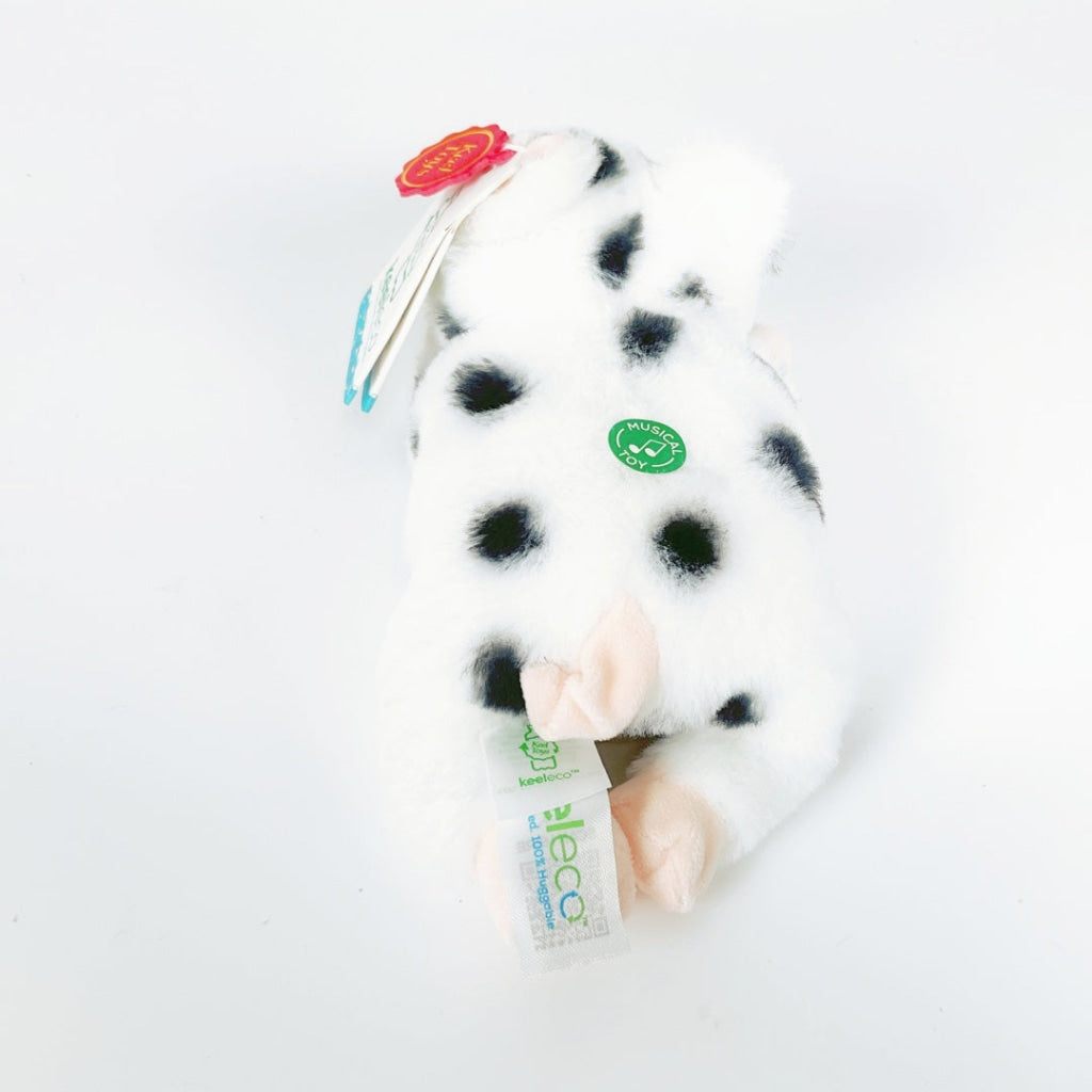 Keeleco - Pigs with Sound - White pig with black spots