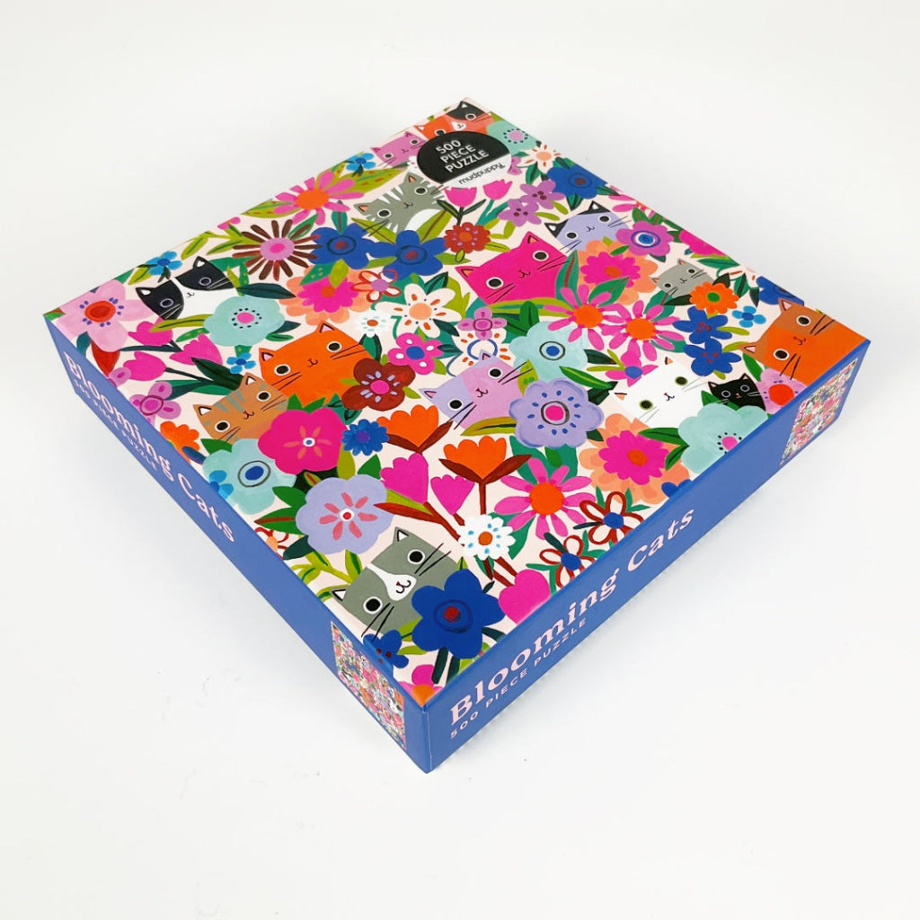 Mudpuppy - Blooming Cats 500pcs Family Puzzle