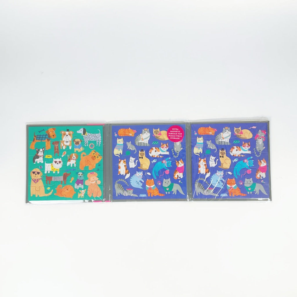 Mudpuppy - Cats & Dogs Magnetic Puzzles 20 Piece x 2