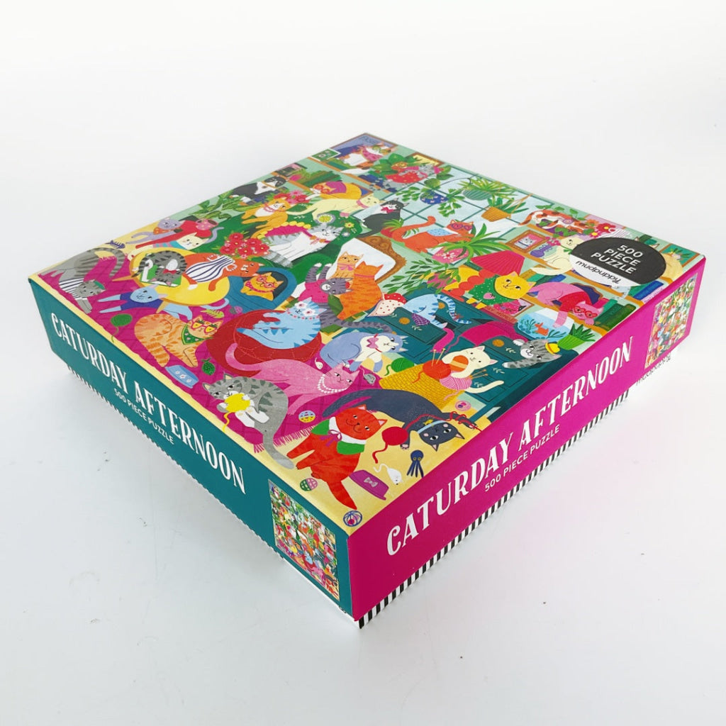 Mudpuppy - Caturday Afternoon 500 Piece Puzzle