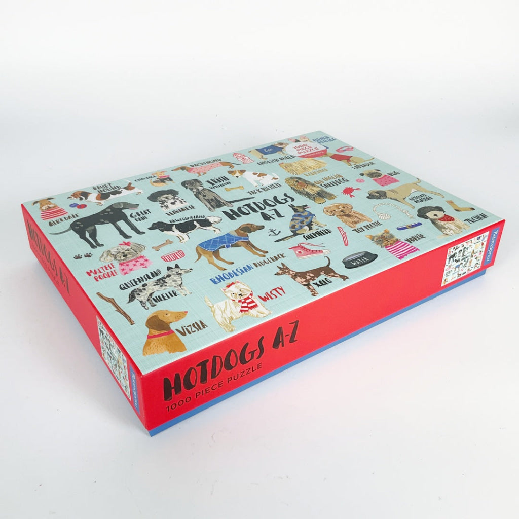 Mudpuppy - Hot Dogs A-Z 1000 Piece Family Puzzle