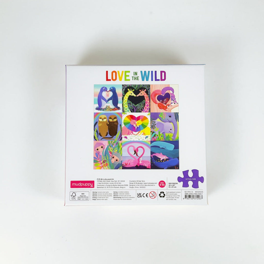 Mudpuppy - Katy Tanis - Love in the Wild 500 Piece Puzzle