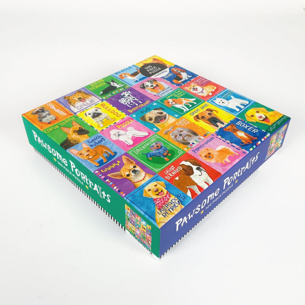 Mudpuppy - Pawsome Portraits 500pcs Family Puzzle