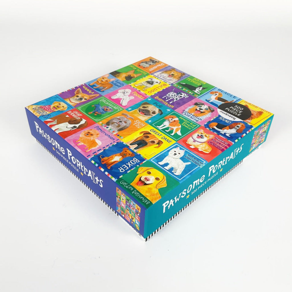 Mudpuppy - Pawsome Portraits 500pcs Family Puzzle