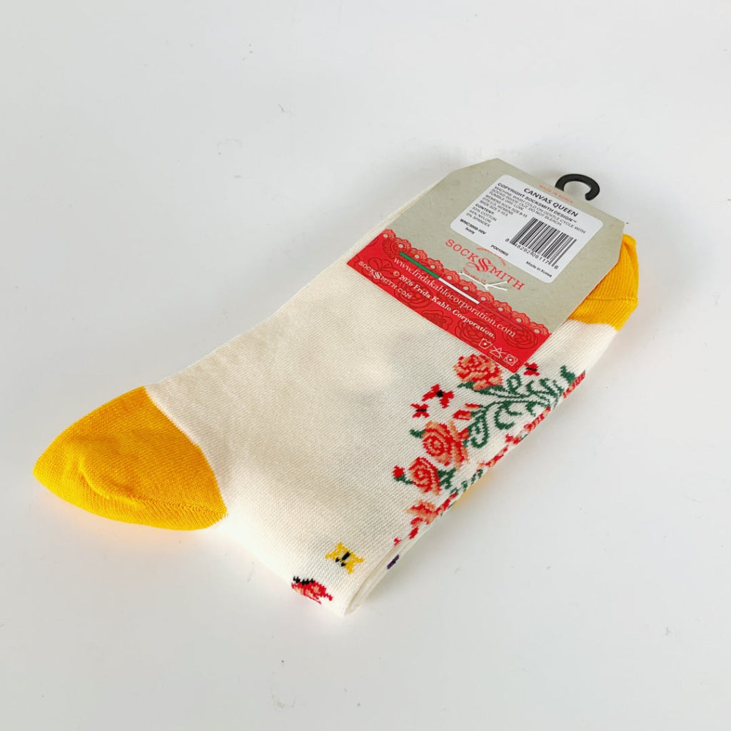 Sock Smith - Canvas Queen Frida - Ivory