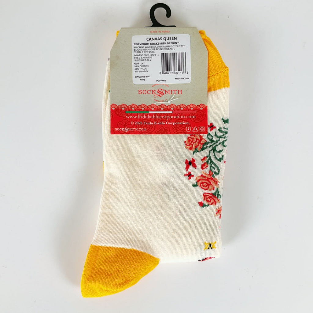 Sock Smith - Canvas Queen Frida - Ivory