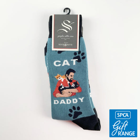 Sock Smith - Cat Daddy Blue