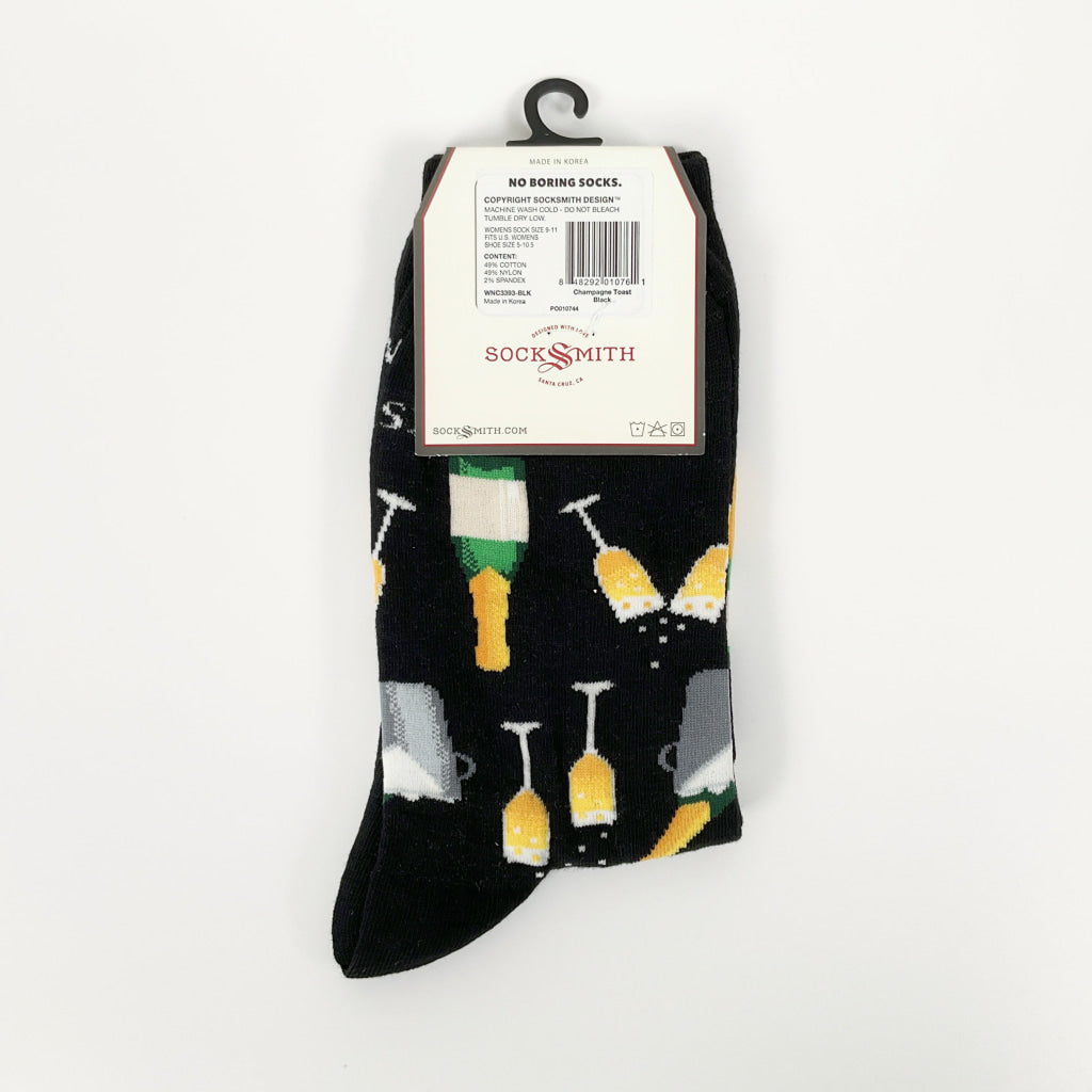 Sock Smith - Champagne Toast Black