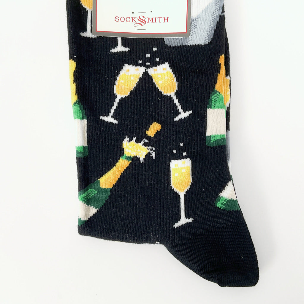 Sock Smith - Champagne Toast Black