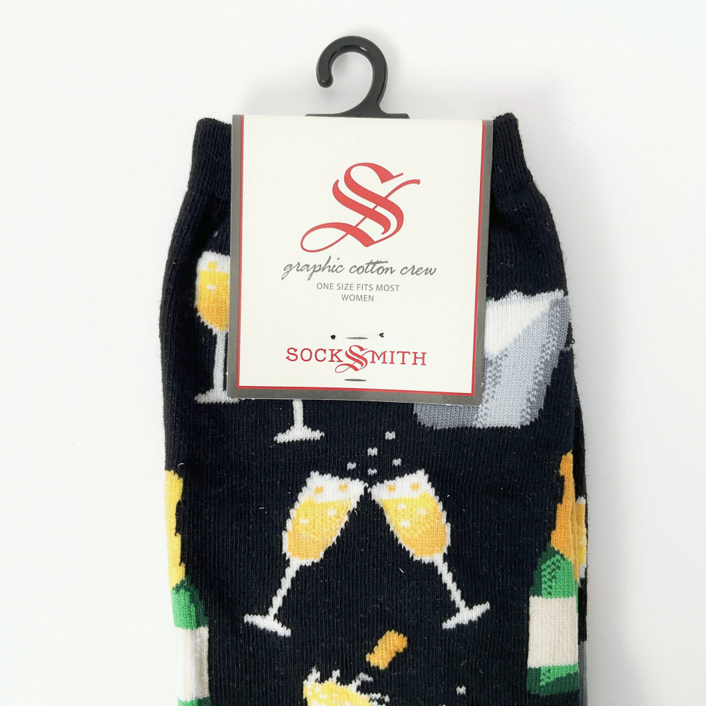 Sock Smith - Champagne Toast Black