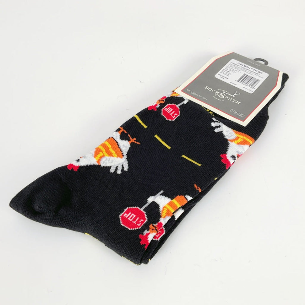 Sock Smith - Chicken Crossing - Black