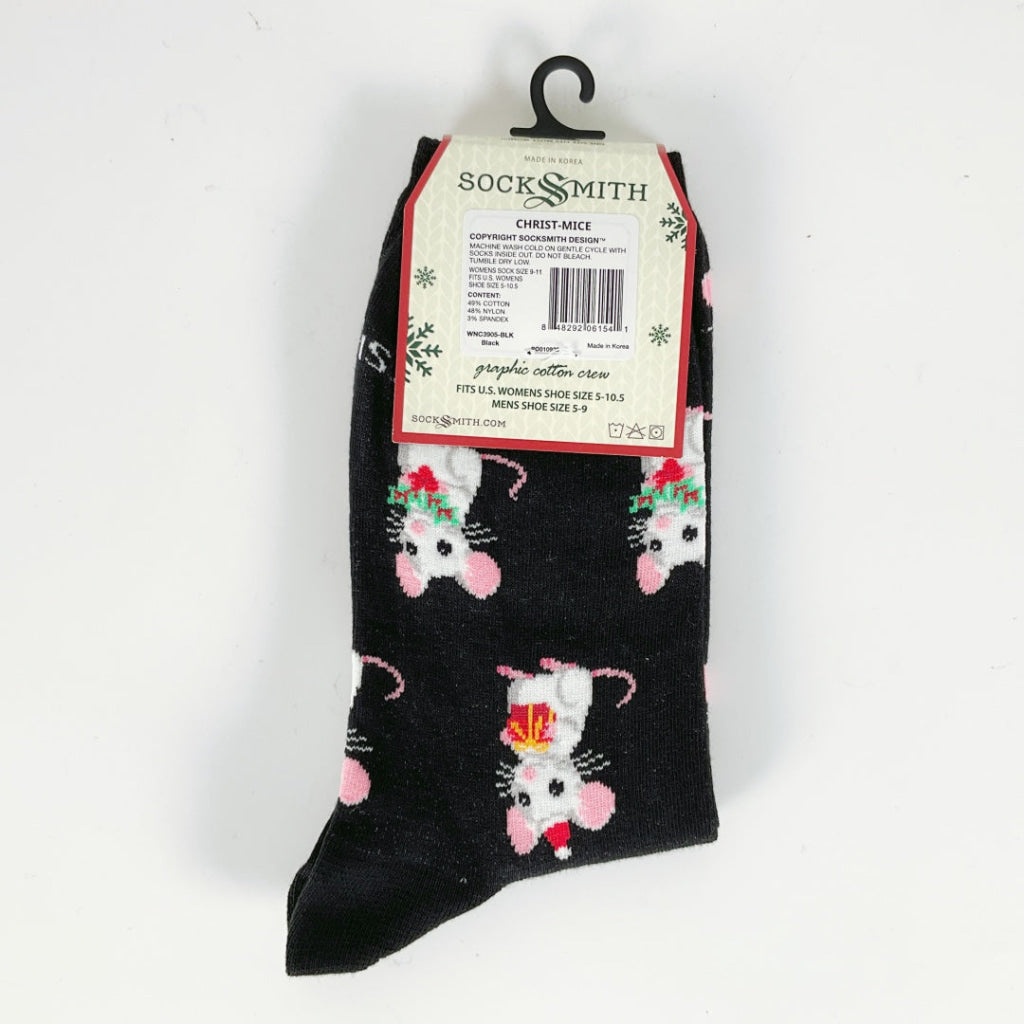 Sock Smith - Christ-mice - Black