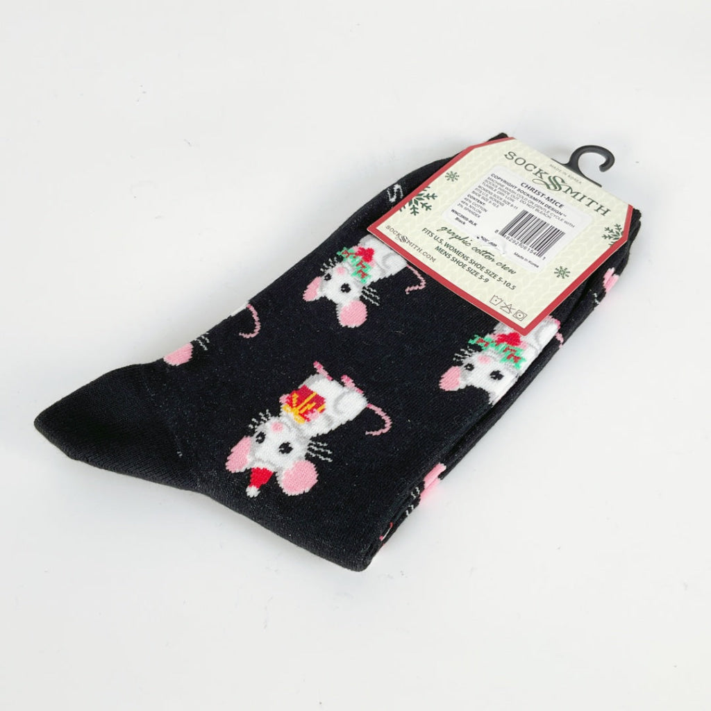 Sock Smith - Christ-mice - Black
