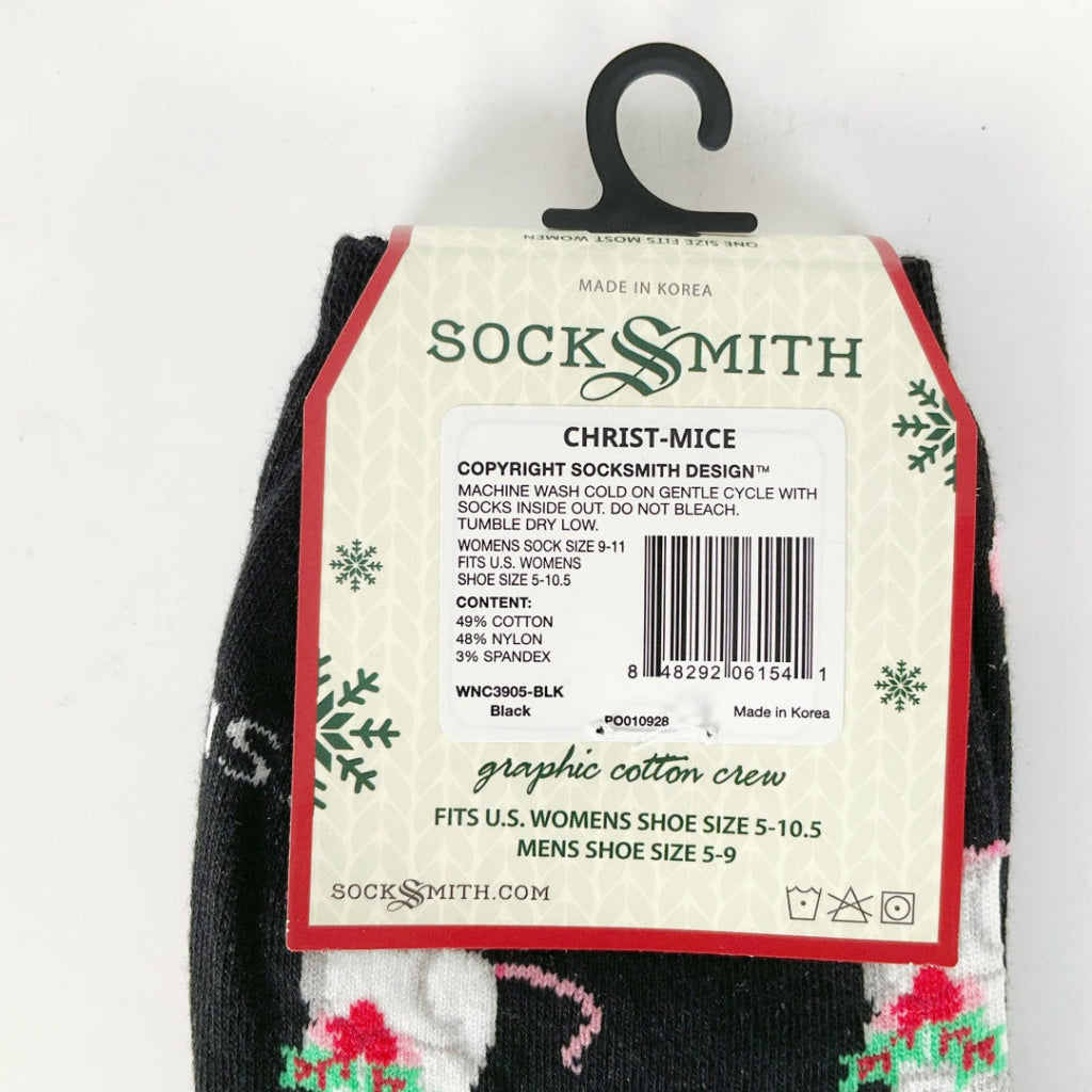 Sock Smith - Christ-mice - Black