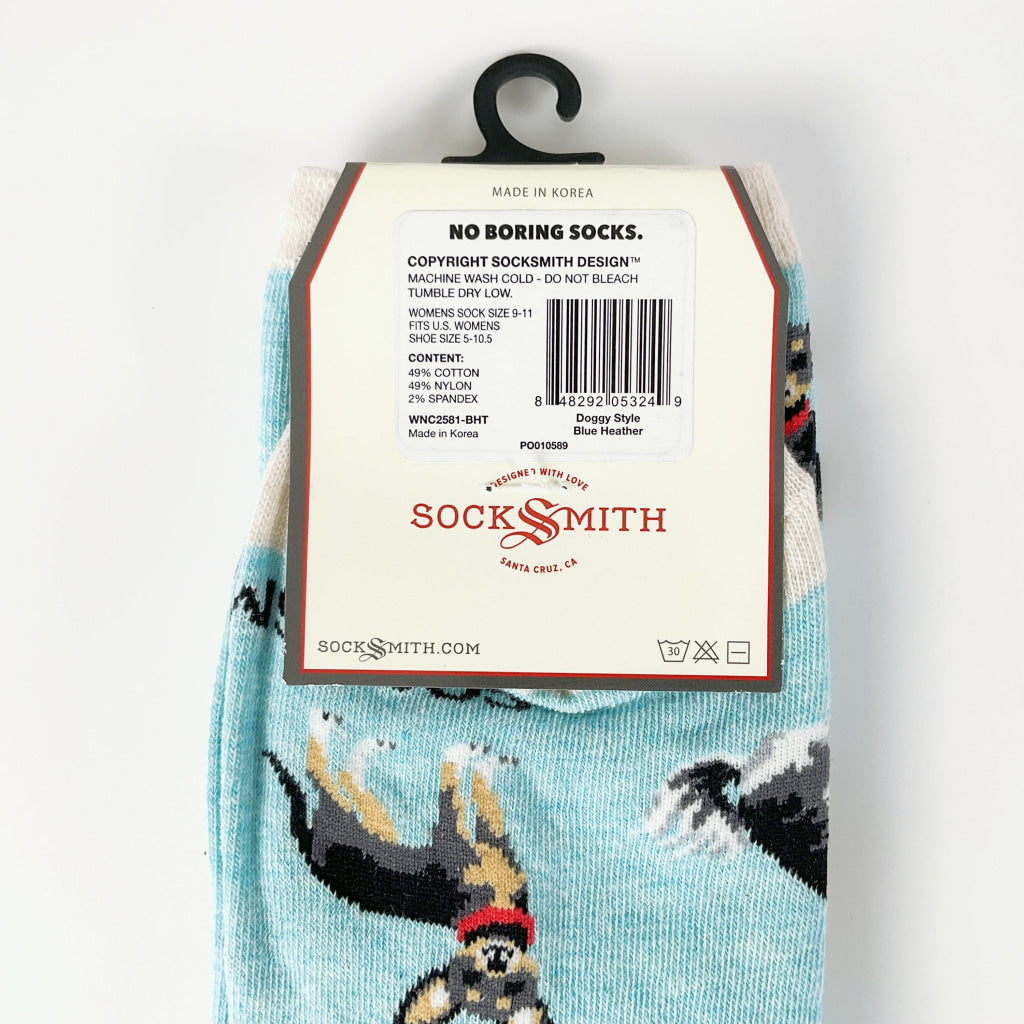 Sock Smith - Doggy Style Blue Heather