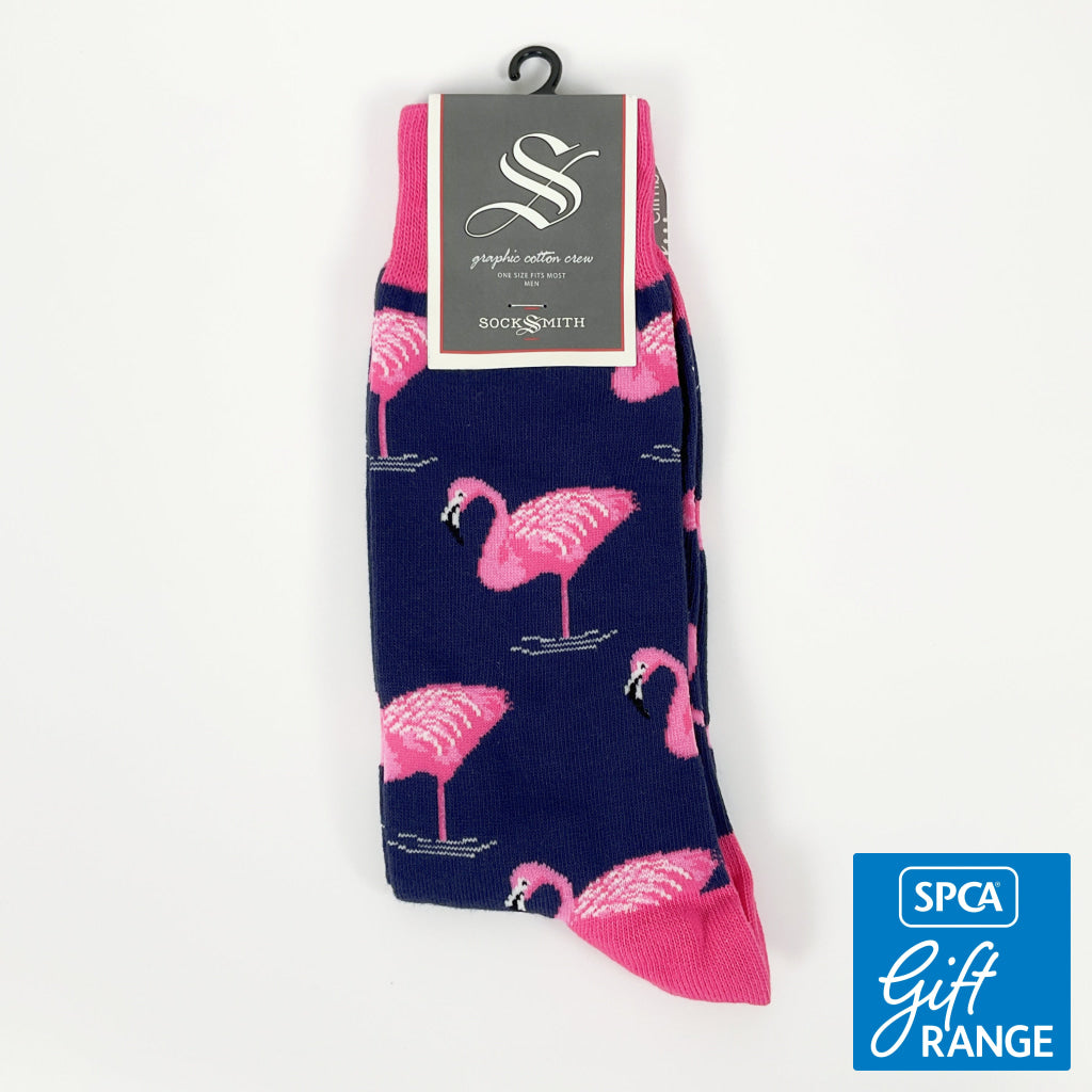 Sock Smith - Flamingo Navy