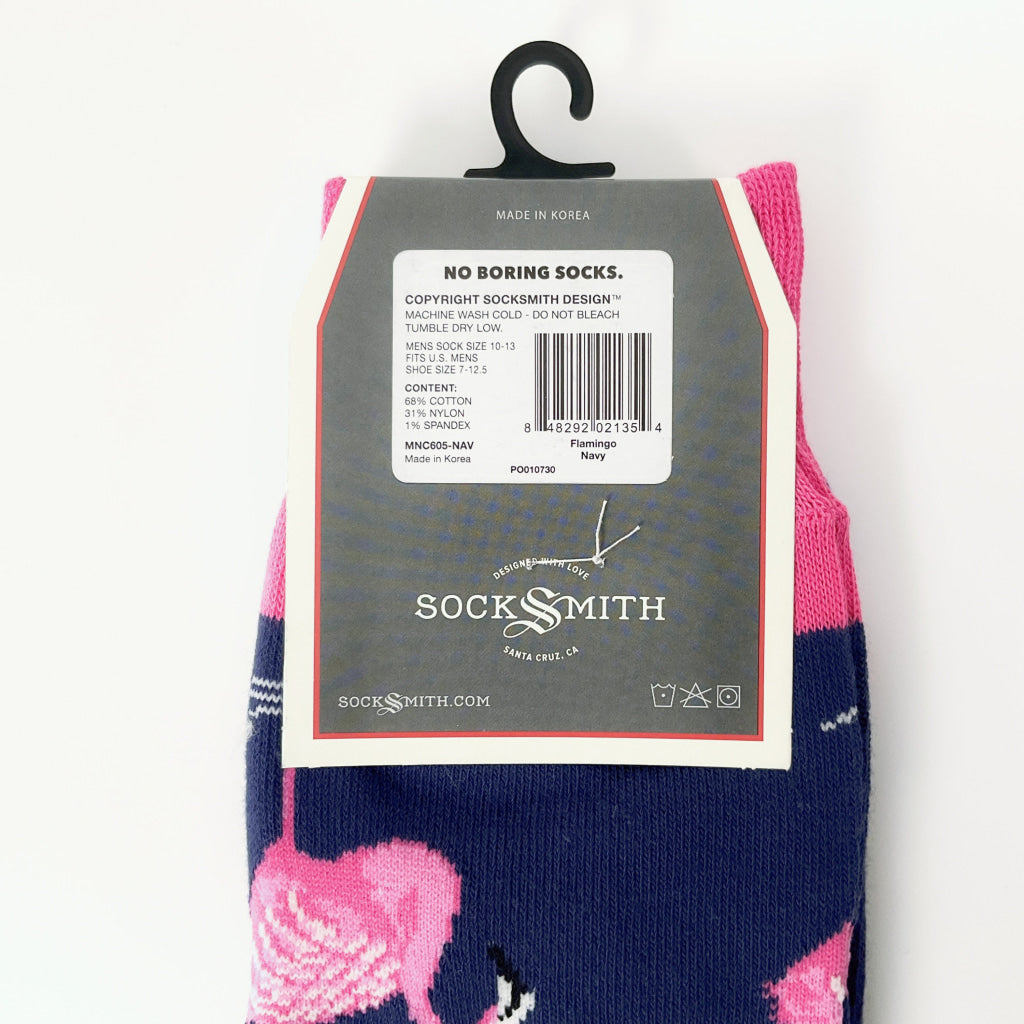 Sock Smith - Flamingo Navy