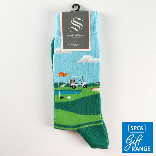 Sock Smith - Fore Putt Green Women