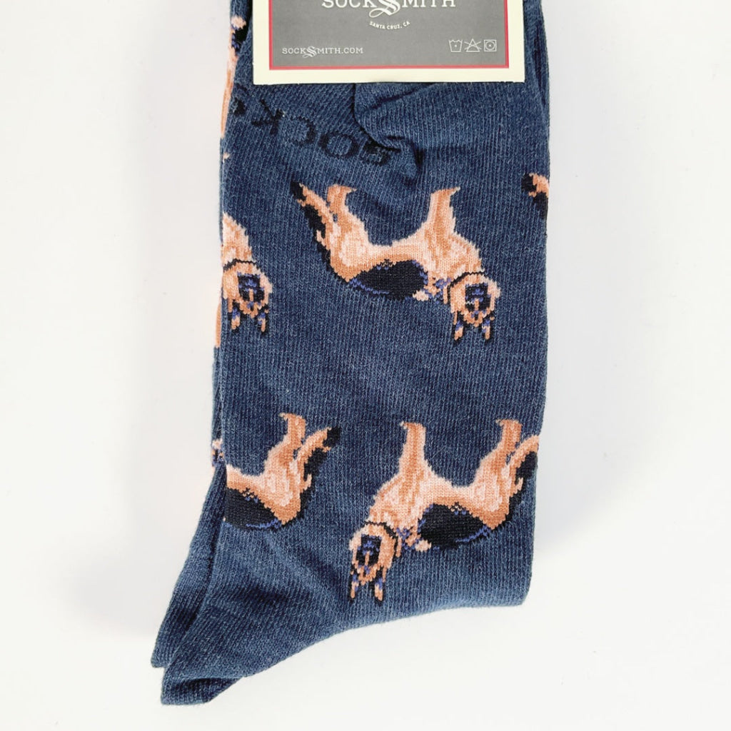 Sock Smith - German Shepherds - Navy Heather